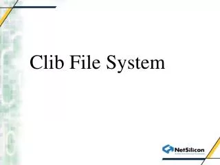 Clib File System