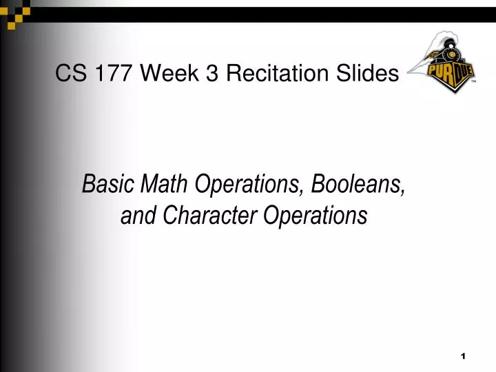 cs 177 week 3 recitation slides