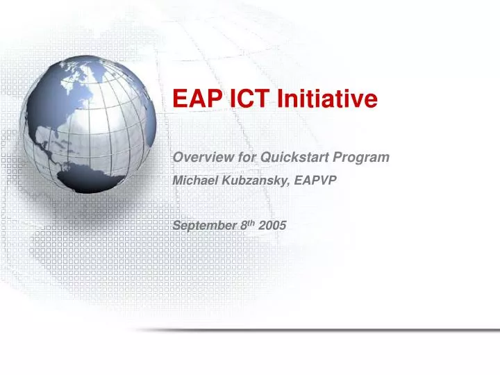 eap ict initiative
