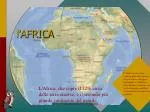 l'AFRICA - slide 1