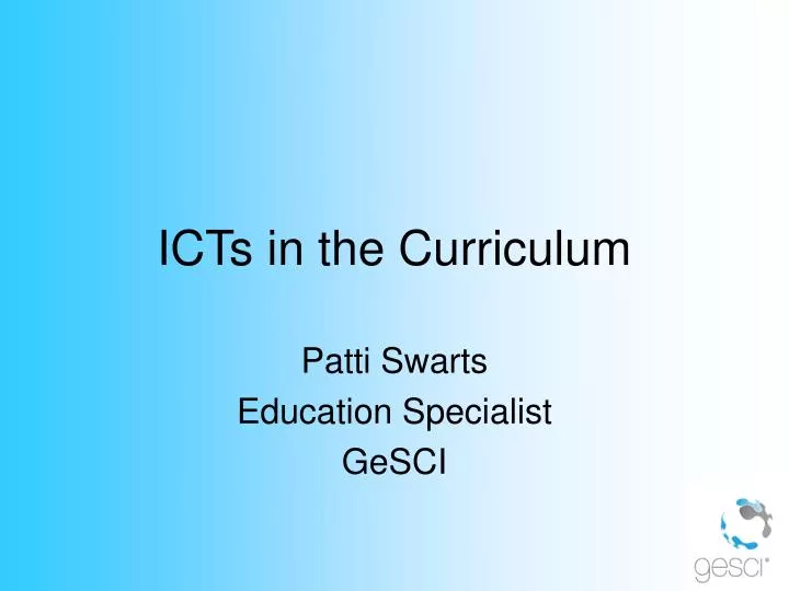 icts in the curriculum