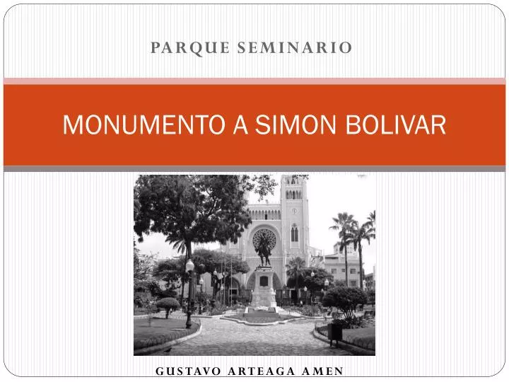 monumento a simon bolivar
