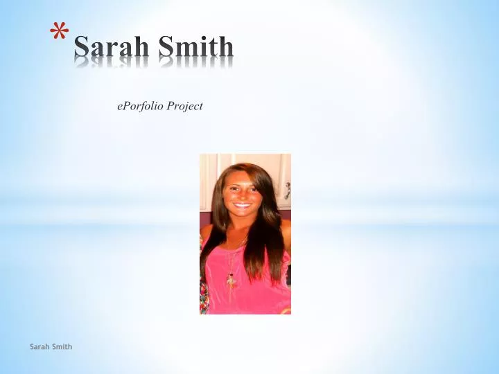 sarah smith