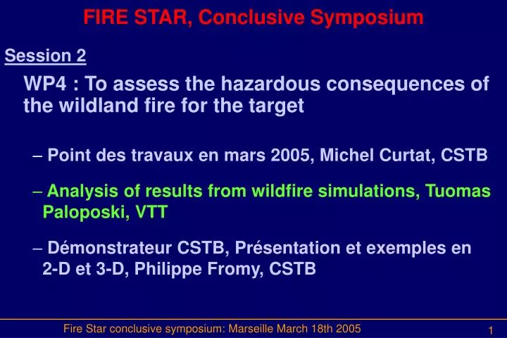 fire star conclusive symposium