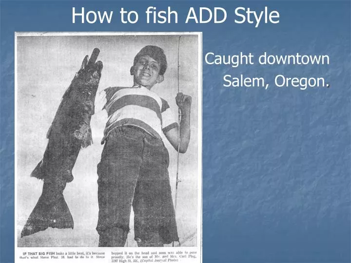 how to fish add style