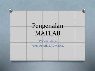 pengenalan matlab