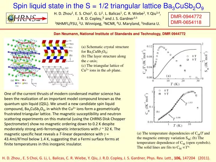 spin liquid state in the s 1 2 triangular lattice ba 3 cusb 2 o 9