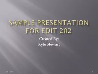 sample presentation for edit 202