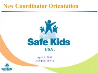 New Coordinator Orientation