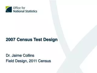 2007	 Census Test Design