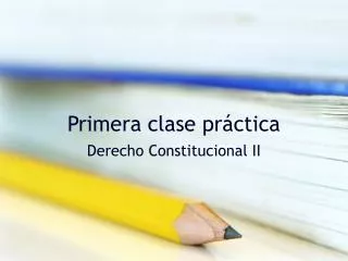 primera clase pr ctica