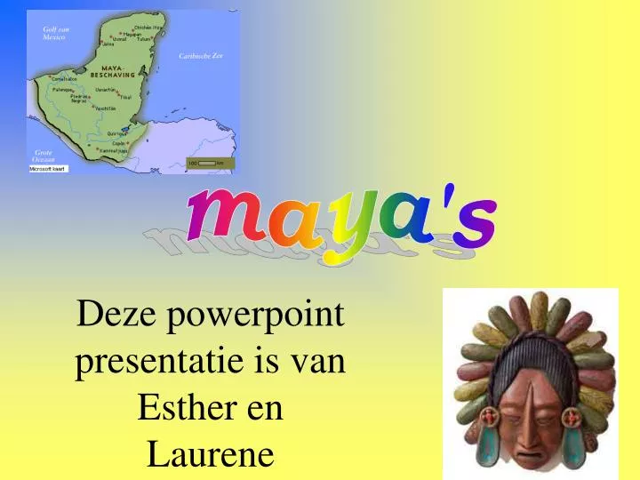 deze powerpoint presentatie is van esther en laurene