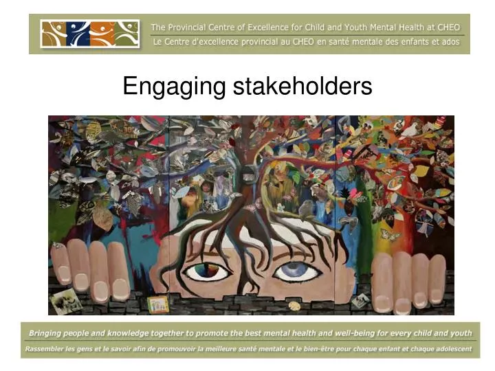 engaging stakeholders