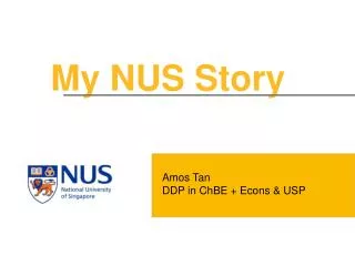 My NUS Story