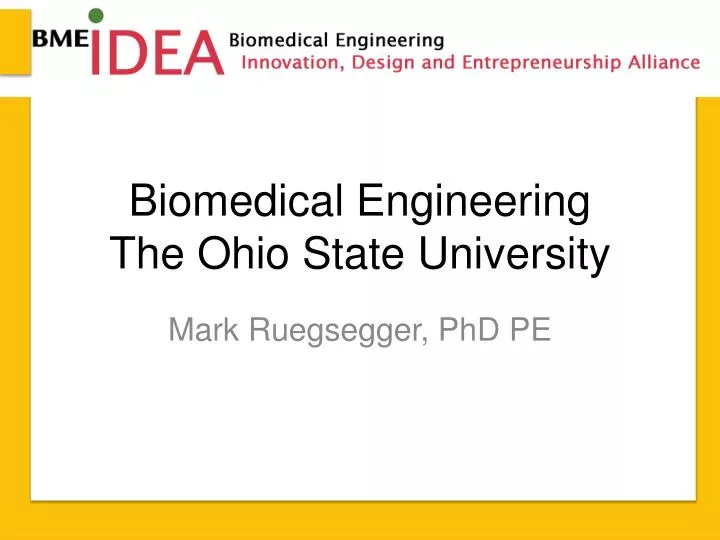 biomedical engineering the ohio state university