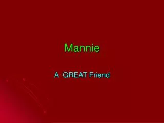 mannie