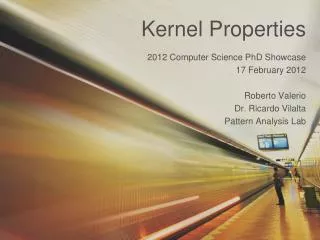 Kernel Properties