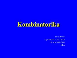 kombinatorika