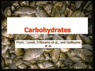 Carbohydrates