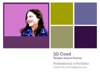 Jill Coad Multiple Subject Teacher