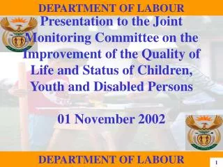 DEPARTMENT OF LABOUR