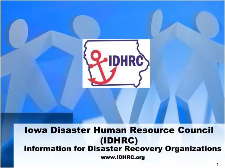 iowa disaster human resource council idhrc