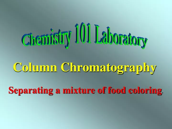 column chromatography