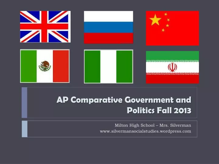 ap comparative government and politics fall 2013