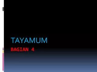 tayamum