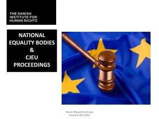National Equality Bodies &amp; CJEU Proceedings