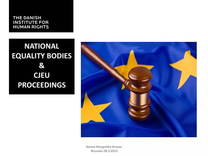 national equality bodies cjeu proceedings