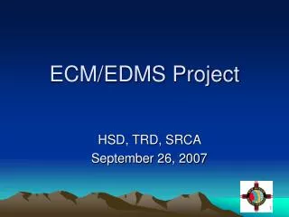 ECM/EDMS Project