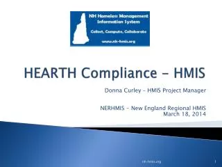 HEARTH Compliance - HMIS
