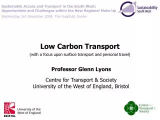 Low Carbon Transport