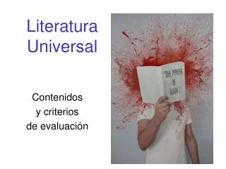 literatura universal