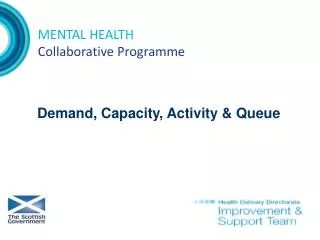 MENTAL HEALTH Collaborative Programme