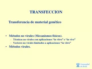 TRANSFECCION