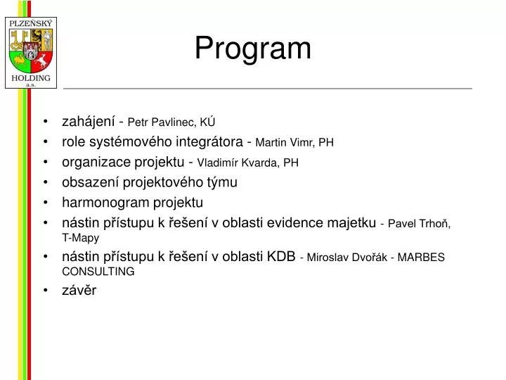 program