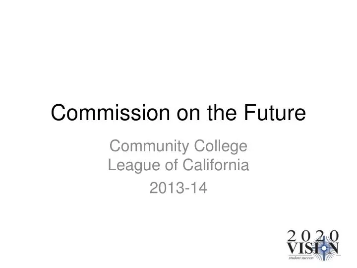 commission on the future