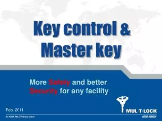 Key control &amp; Master key
