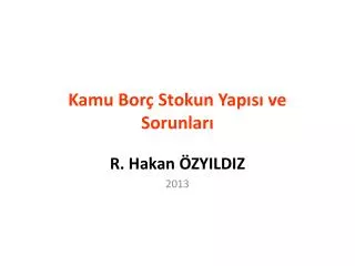 kamu bor stokun yap s ve sorunlar