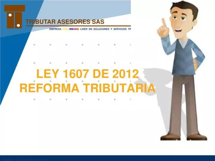 ley 1607 de 2012 reforma tributaria