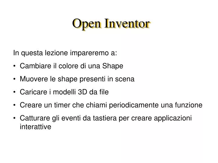 open inventor