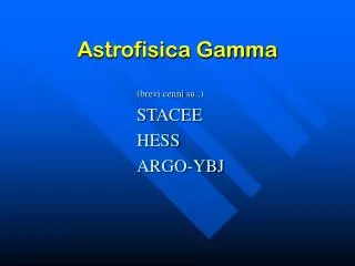 astrofisica gamma