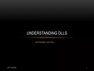 Understanding DLLs