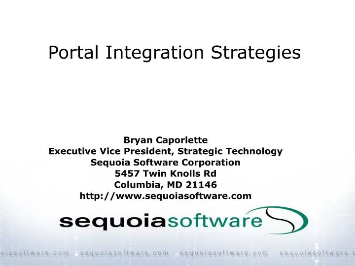 portal integration strategies