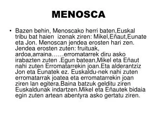 menosca