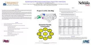 Expanded Capacity of African American Family Caregivers: Project C.A.R.E. in North Carolina