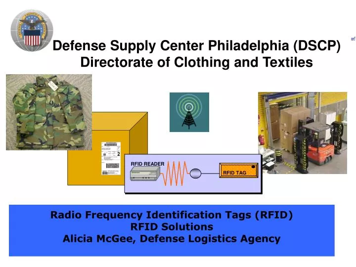 radio frequency identification tags rfid rfid solutions alicia mcgee defense logistics agency