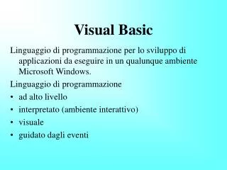 visual basic